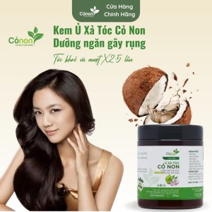 kem ủ xả tóc cỏ non