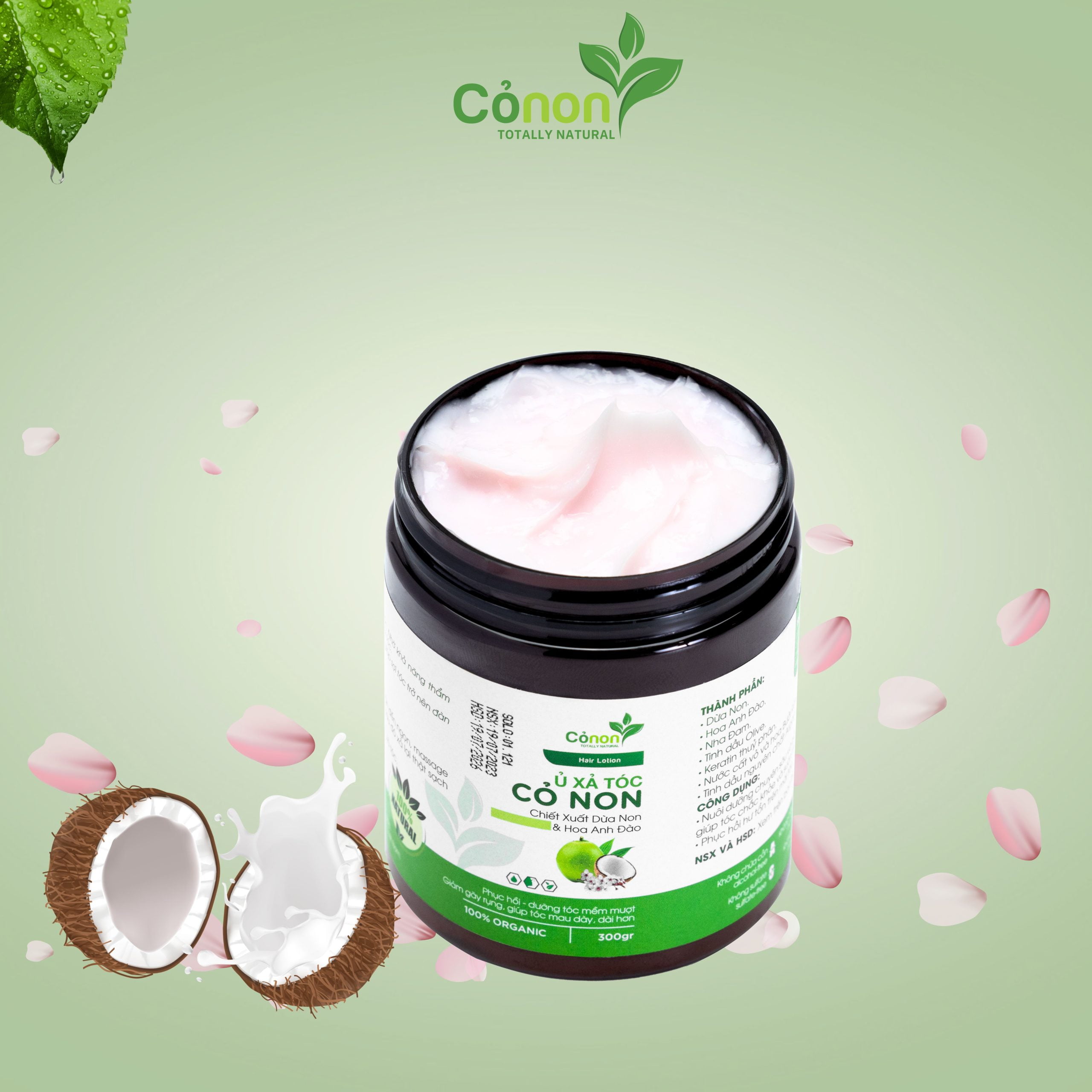 ủ xả tóc Cỏ Non