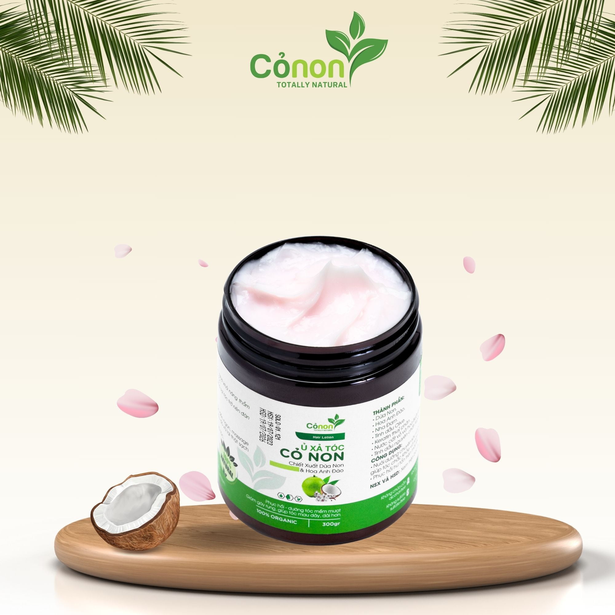 ủ xả tóc Cỏ Non