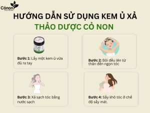 Hướng dẫn sử dụng dầu ủ xả tóc Cỏ