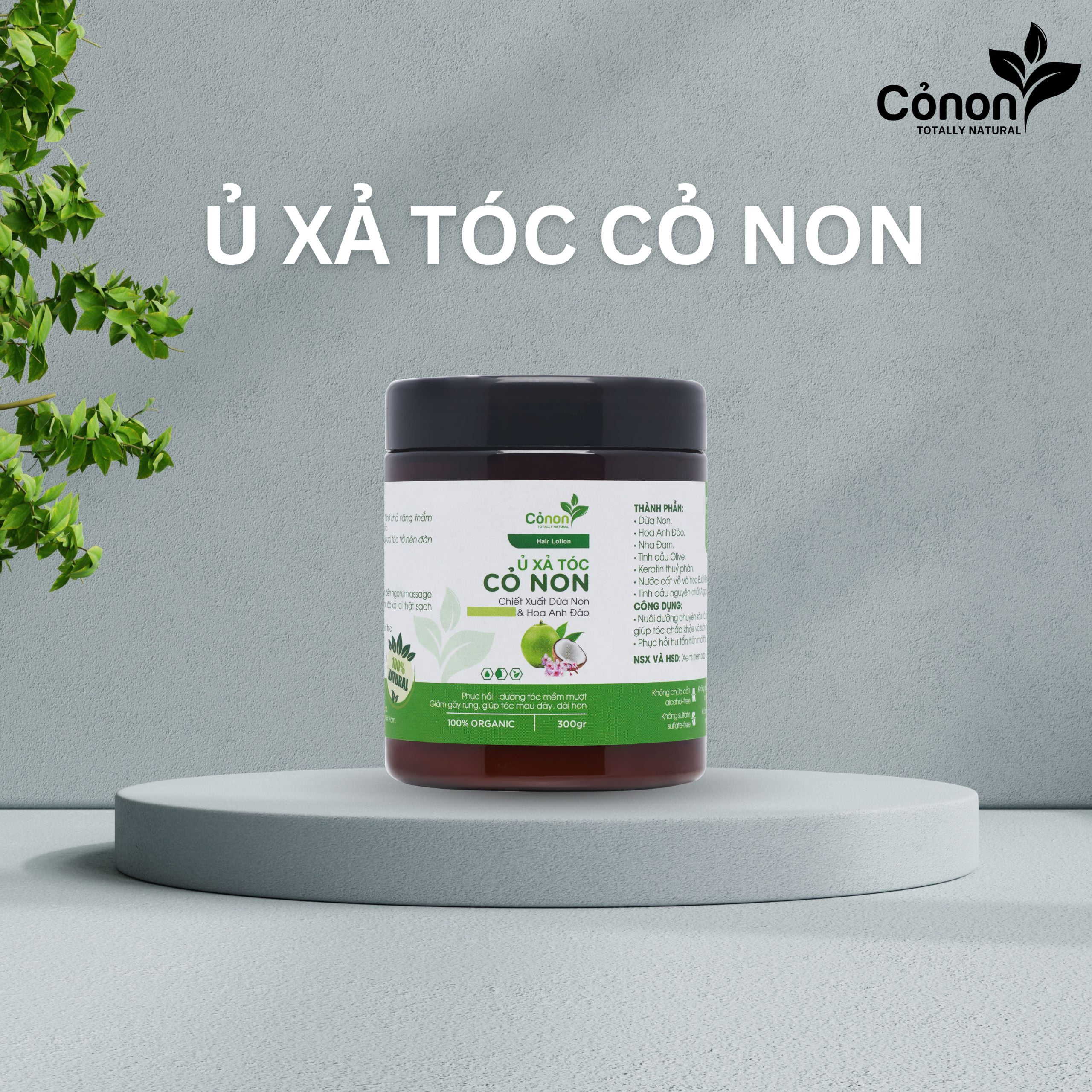 Ủ Xả Tóc Cỏ Non