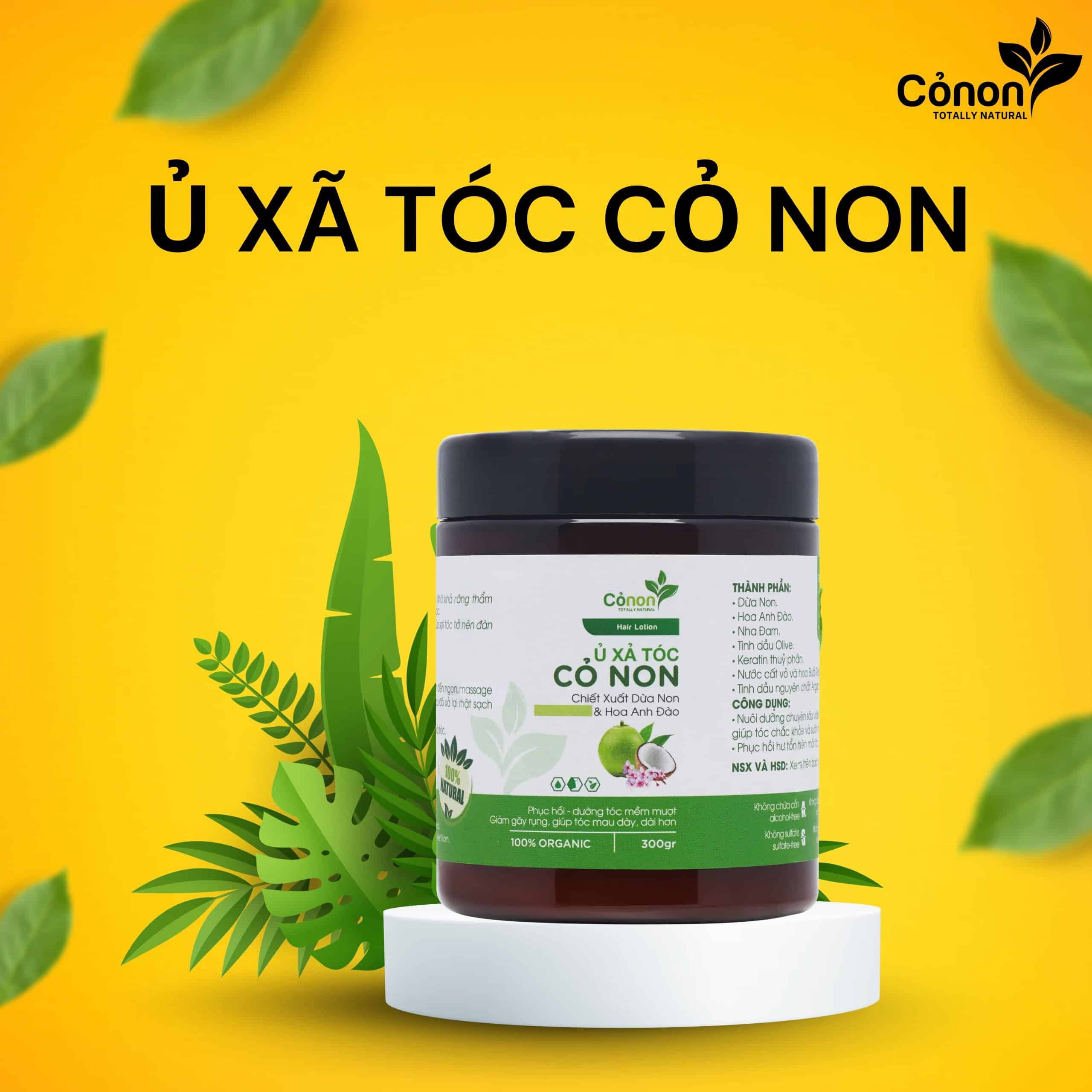 Ủ xả tóc Cỏ Non