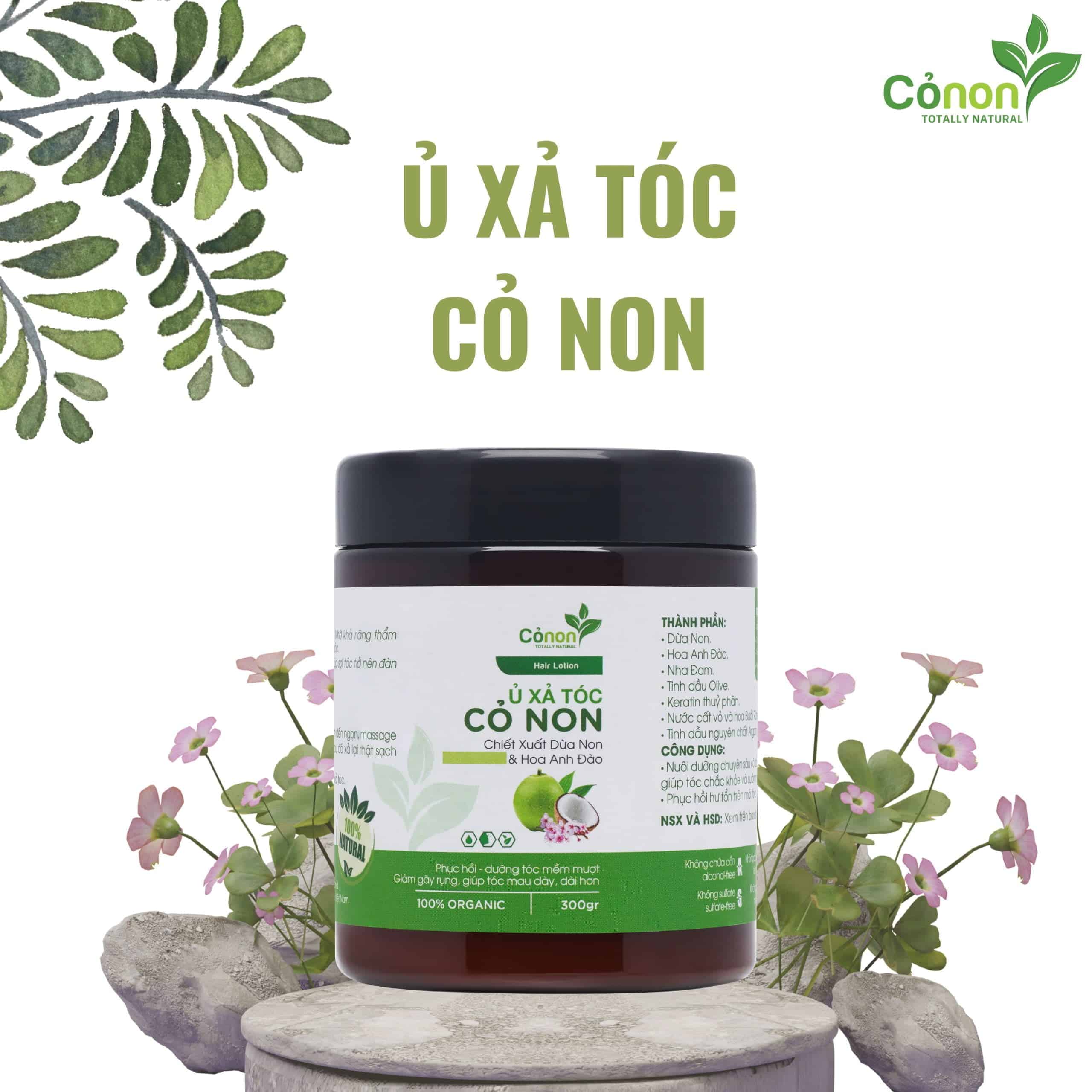 Dầu xả tóc Cỏ Non lưu giữ hương thơm