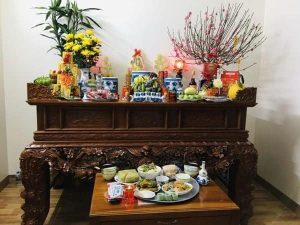 nuoc cất mùi già lau ban thờ