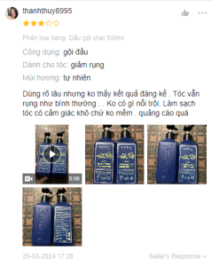 review dầu gội nam nung