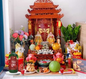nước mùi già lau ban thờ
