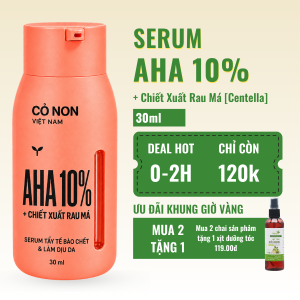 Niacinamide 10% chiết xuất Cam Thảo.