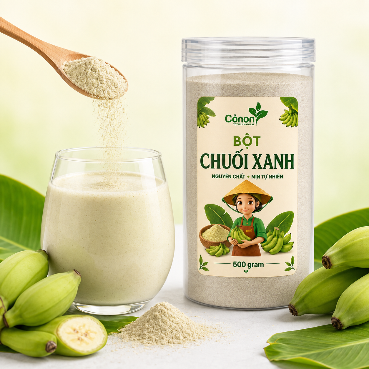 bột chuối xanh