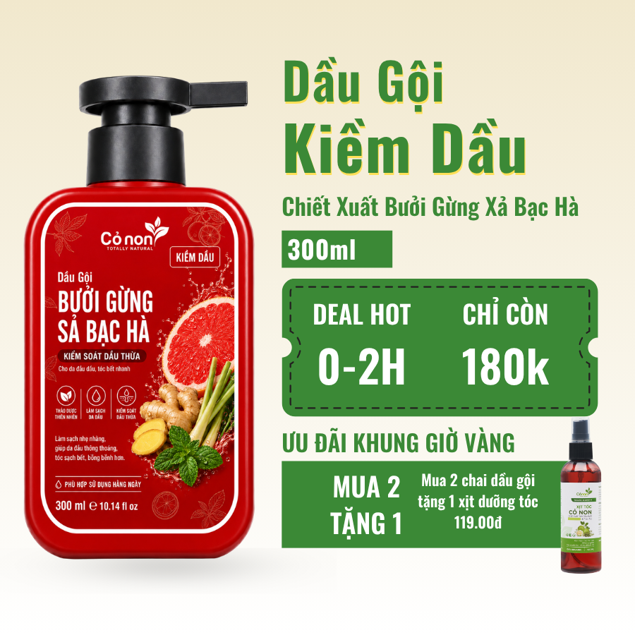 dầu gội kiểm dầu